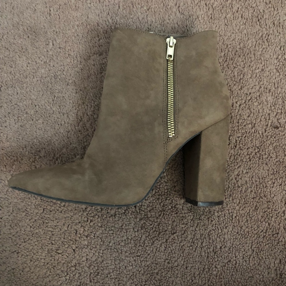 Tan booties